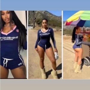 Navy Blue Long Sleeve Bodysuit